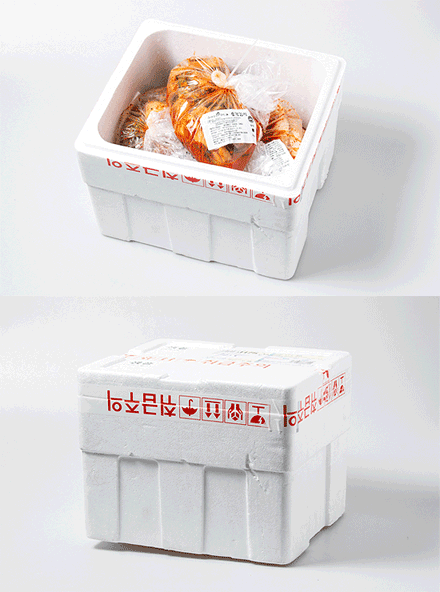 송송김치 발송 포장